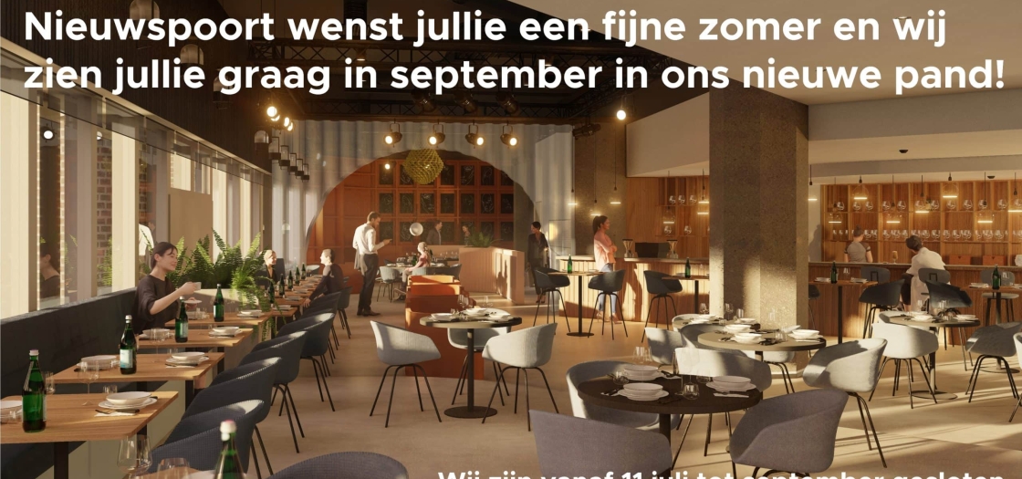 Nieuwspoort tijdens zomerreces gesloten